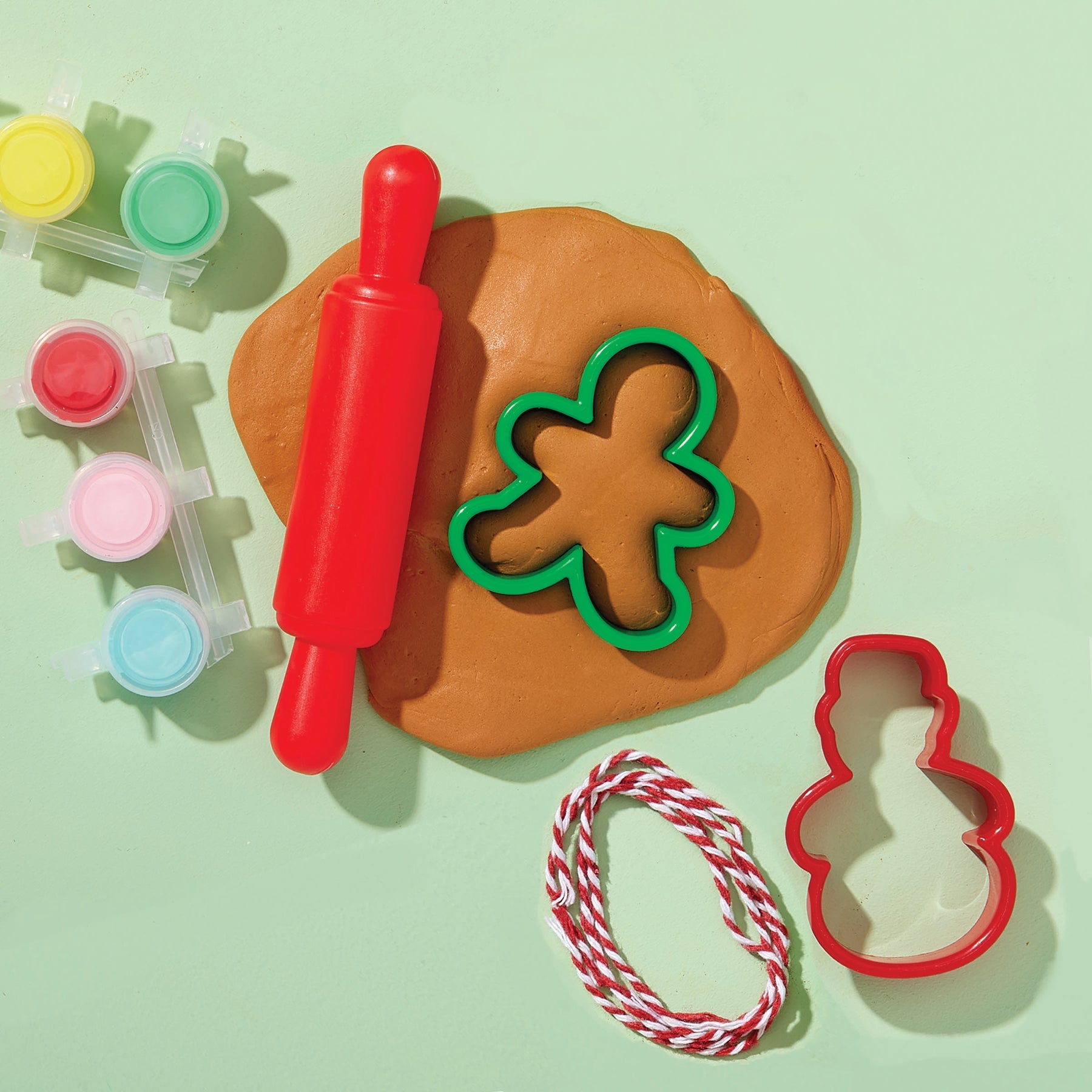Make & Paint Gingerbread Clay Ornaments