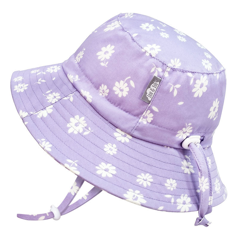 Purple Daisy | Cotton Bucket Hat
