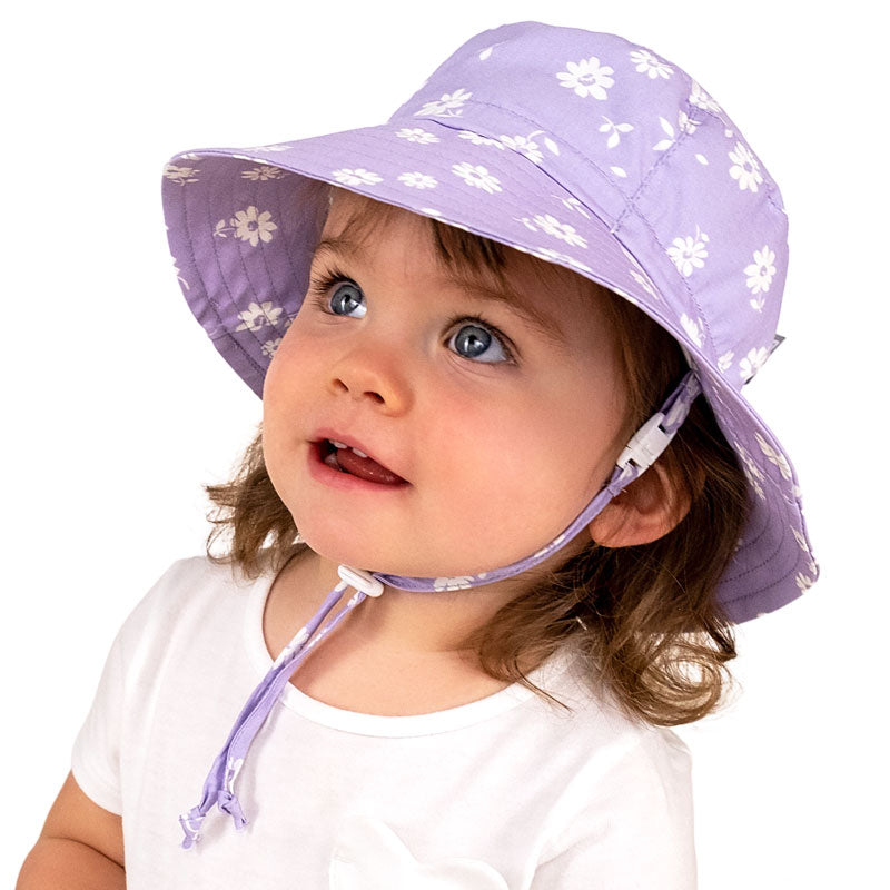 Purple Daisy | Cotton Bucket Hat