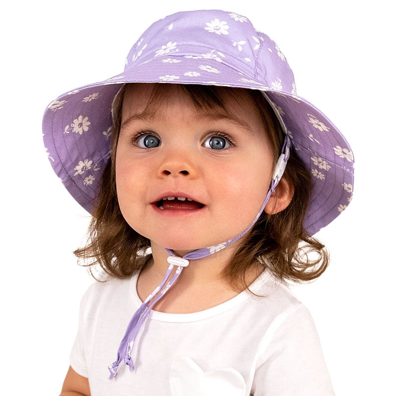 Purple Daisy | Cotton Bucket Hat