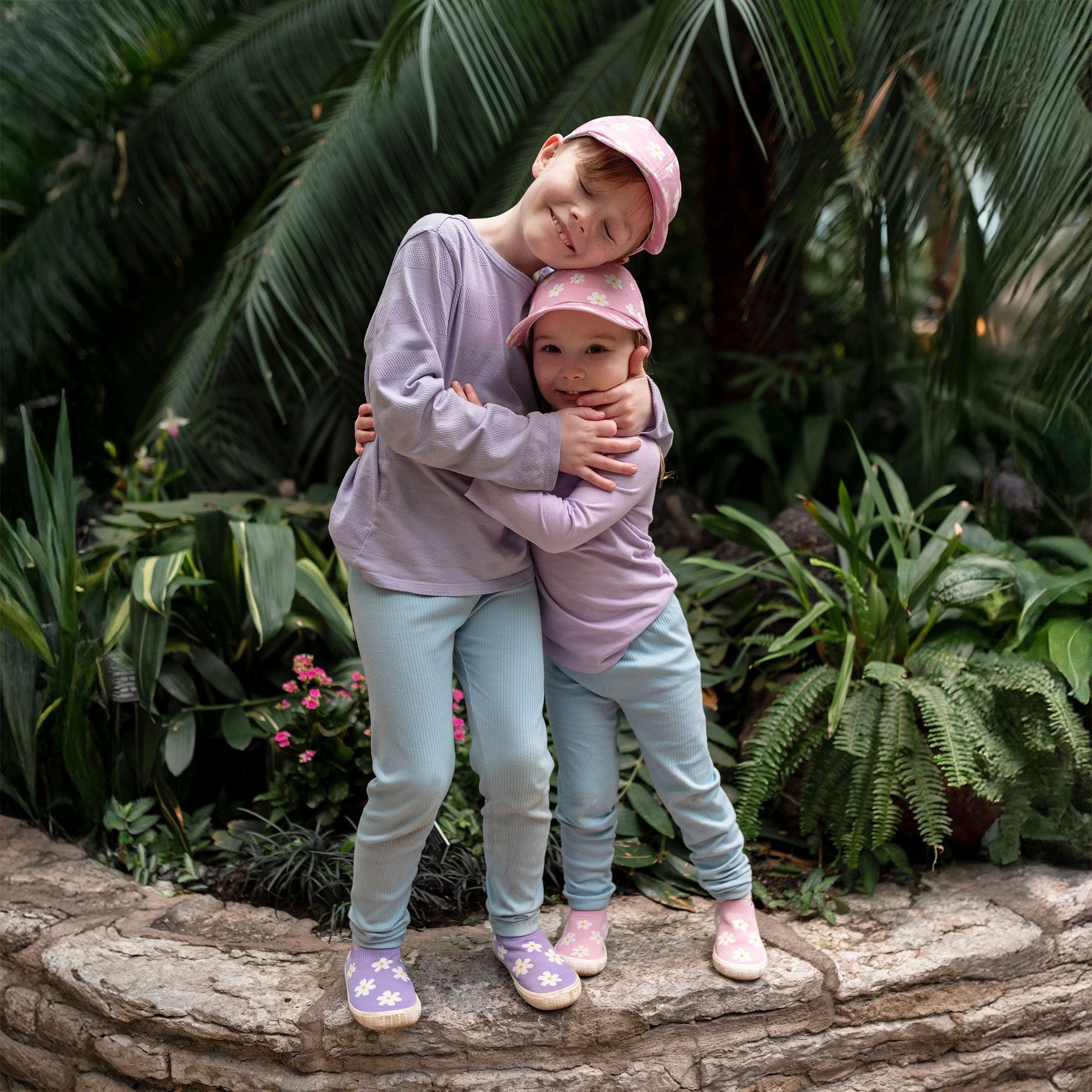 Pink Daisy | Kids Lite Baseball Caps