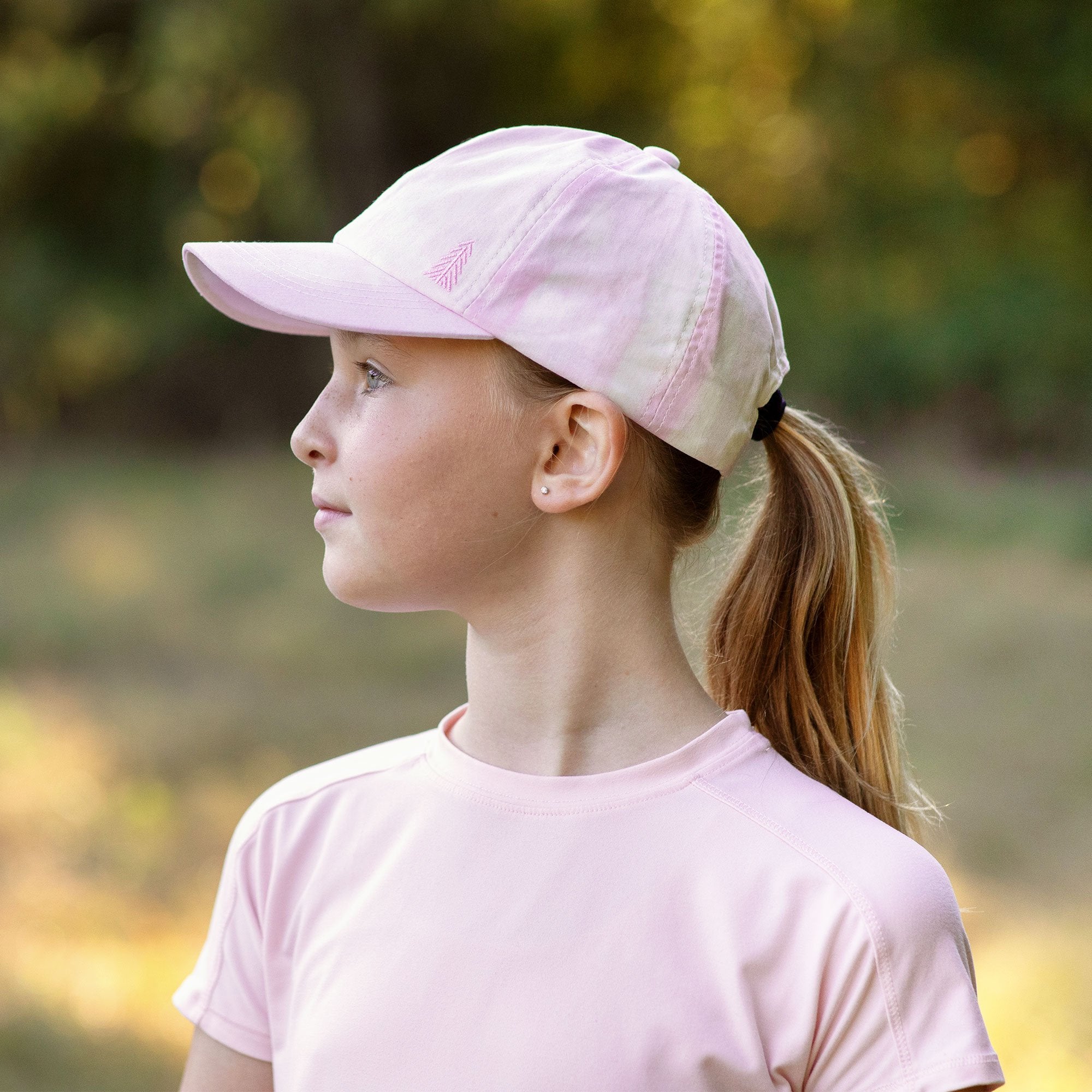 Pink Tie-Dye | Kids Lite Baseball Caps