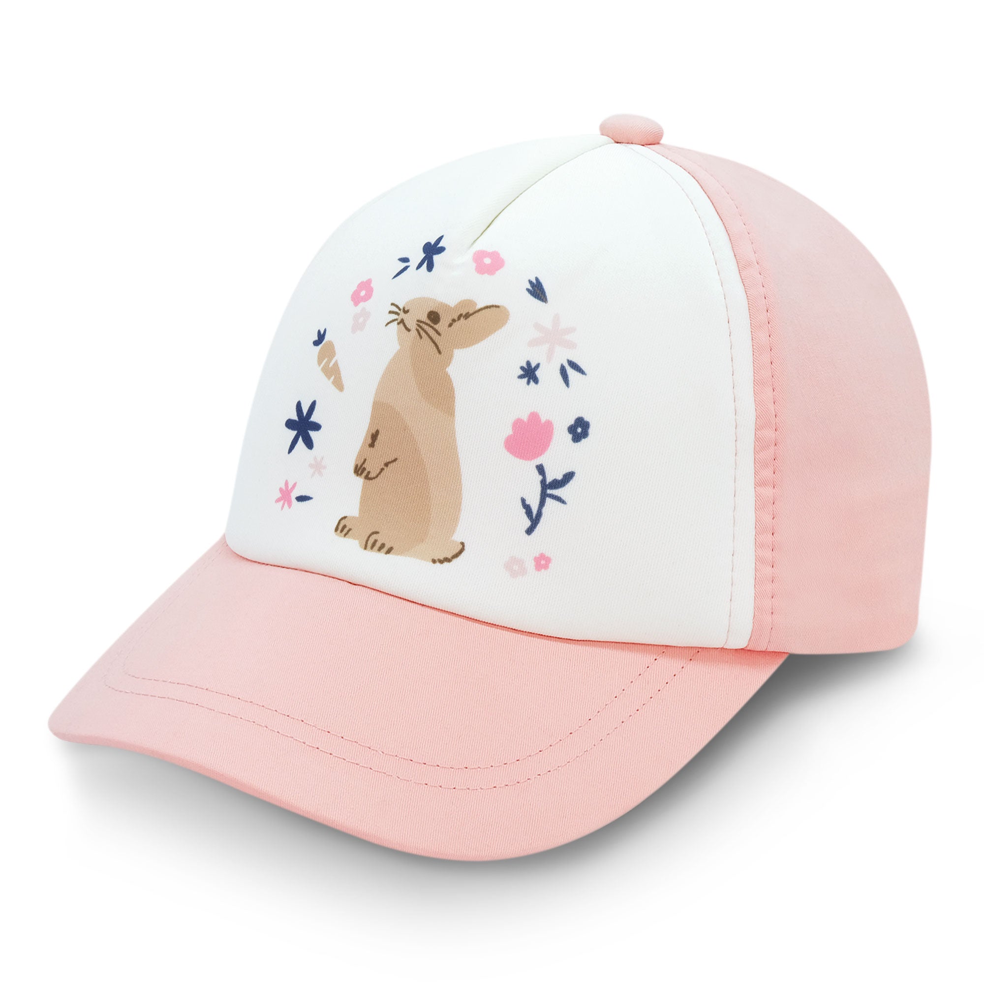 Bunny Flowers | Kids UV Baseball Caps
