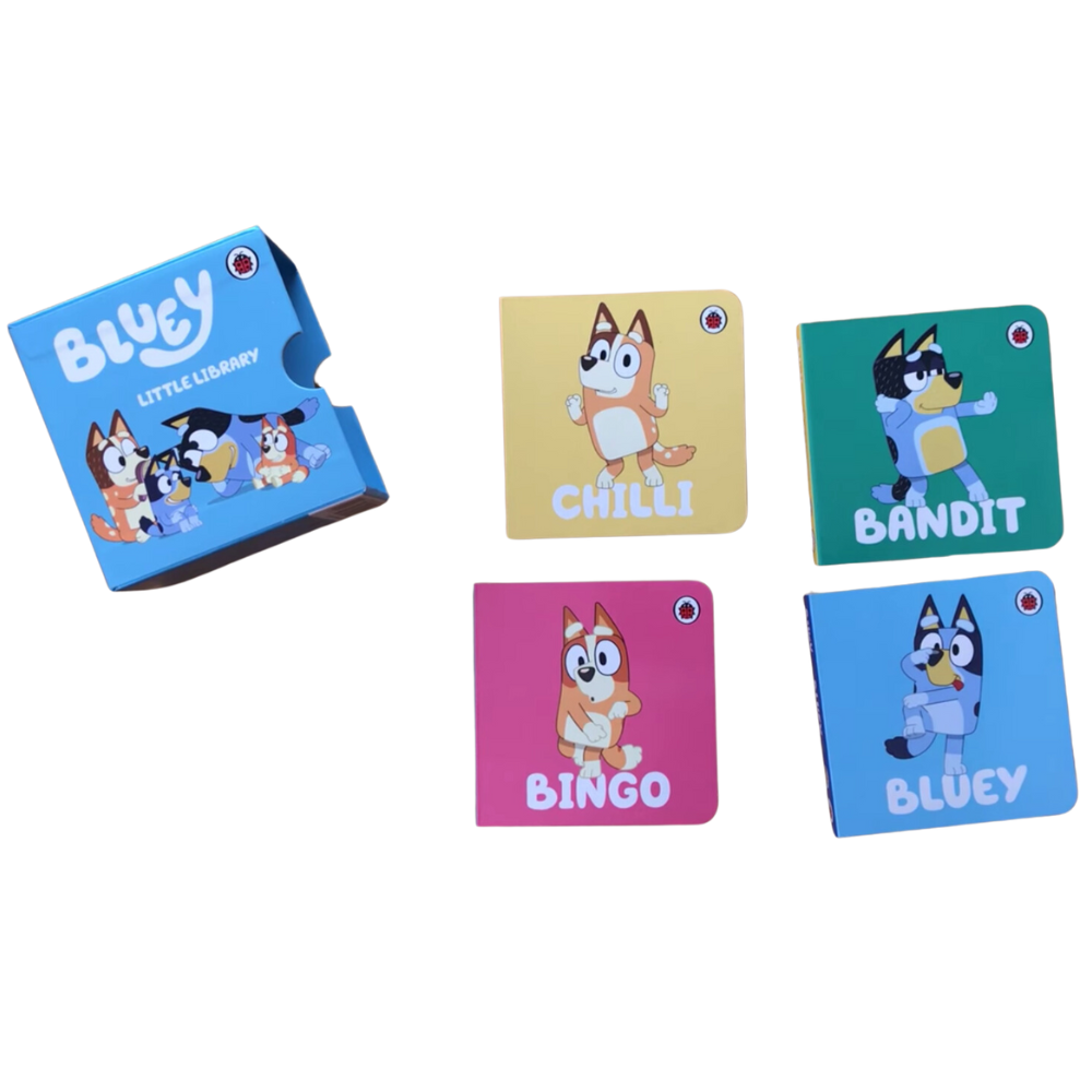 Bluey: Little Library 4-Box Book Set