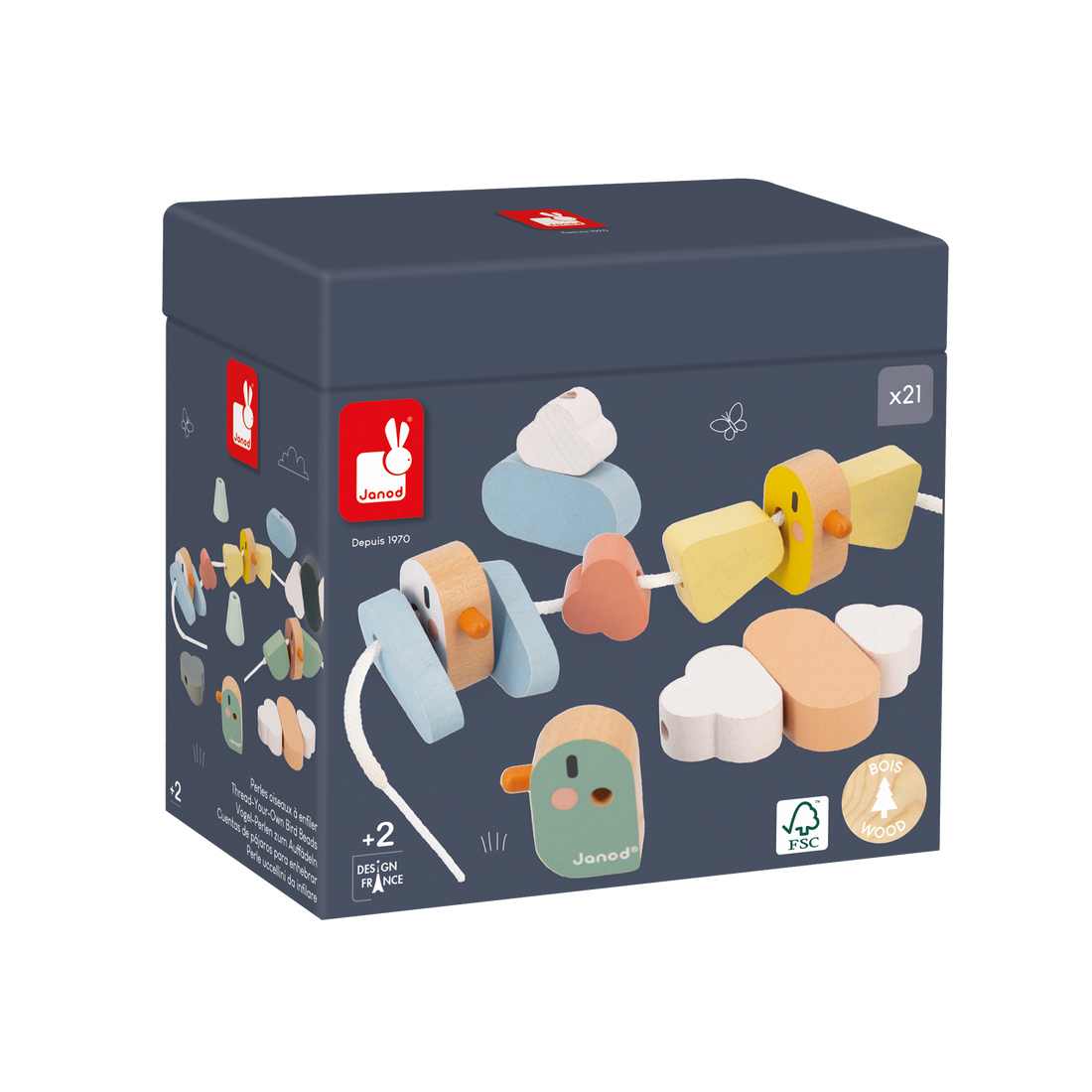 Sweet Cocoon: Thread-Your-Own Bird Beads