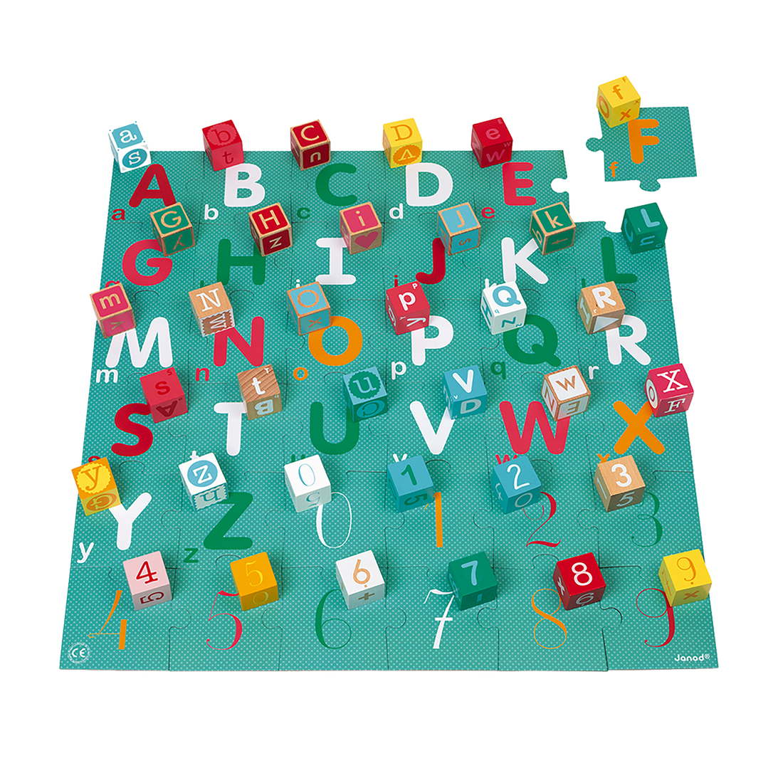 Kubix 40 Blocks Letters & Numbers