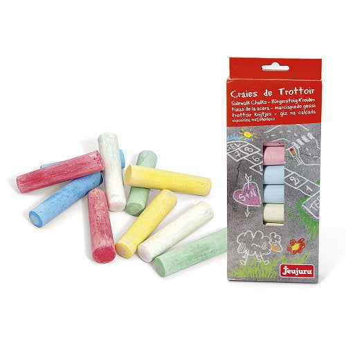 Large 10pcs Outdoor Chalk