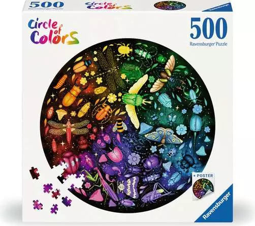 Insects 500 pc Round Puzzle