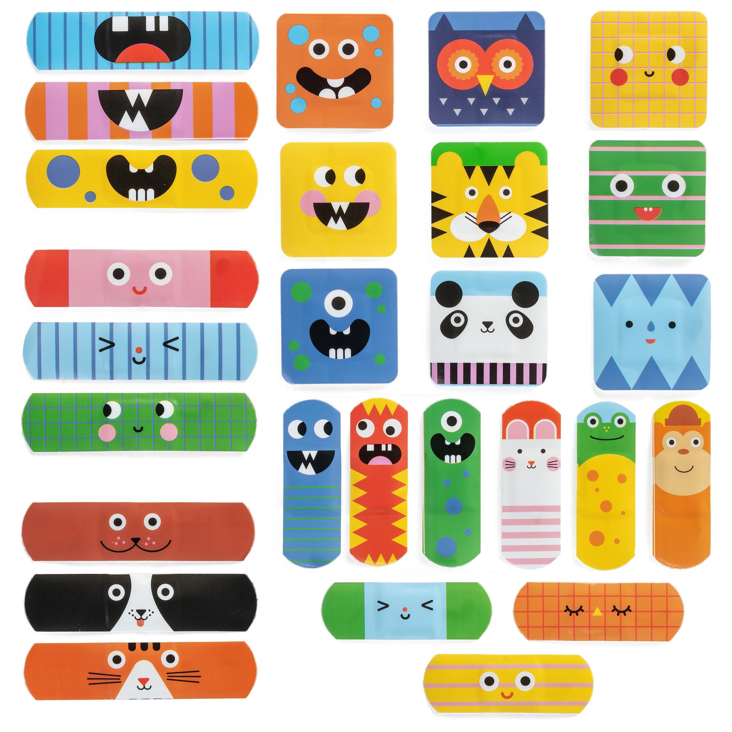 Kidoki Ouchy Friends Adhesive Bandages