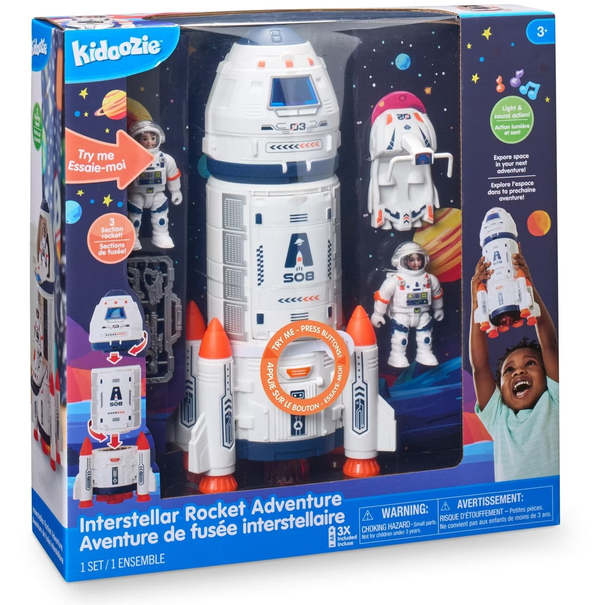 Kidoozie Interstellar Rocket Adventure packaging