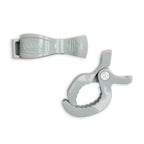 2 pack Stroller Clips - Grey