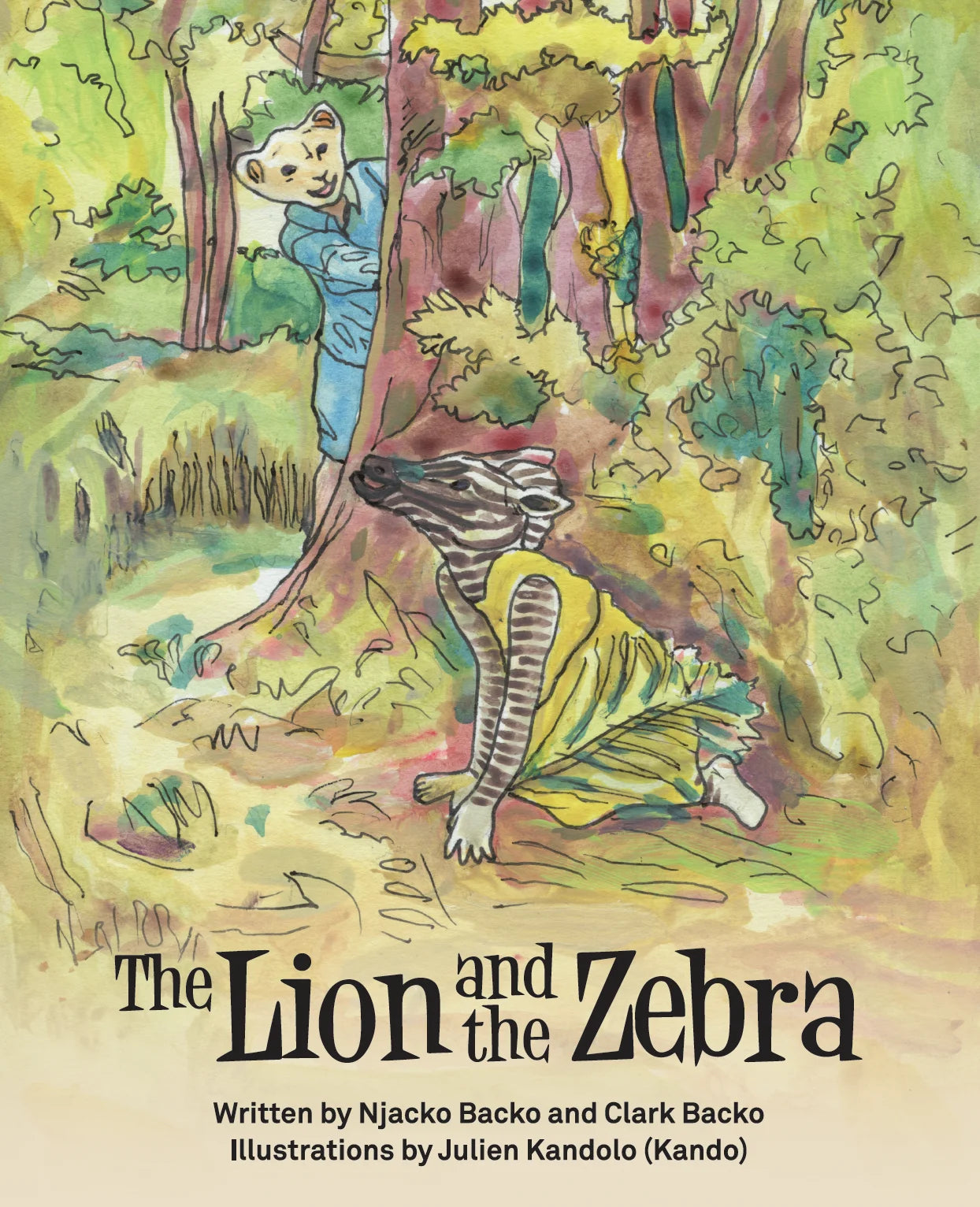 The Lion and the Zebra/Le lion et le zèbre
