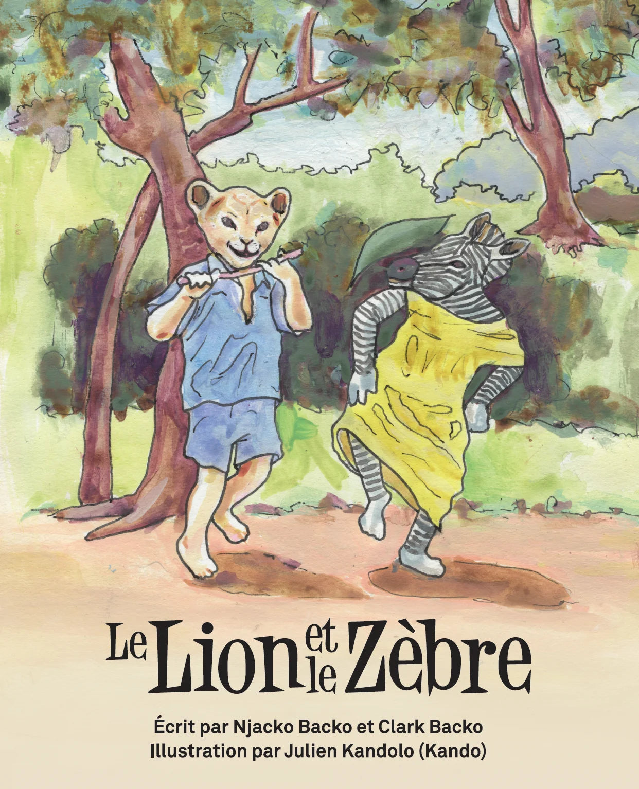The Lion and the Zebra/Le lion et le zèbre