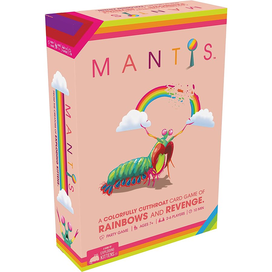 Mantis Card Game (EN) – Fast-Paced, Family-Friendly Game for 2-6 Players