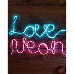 Neon-Effect Pink DIY Light