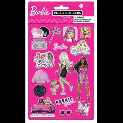 Barbie - Puffy Stickers