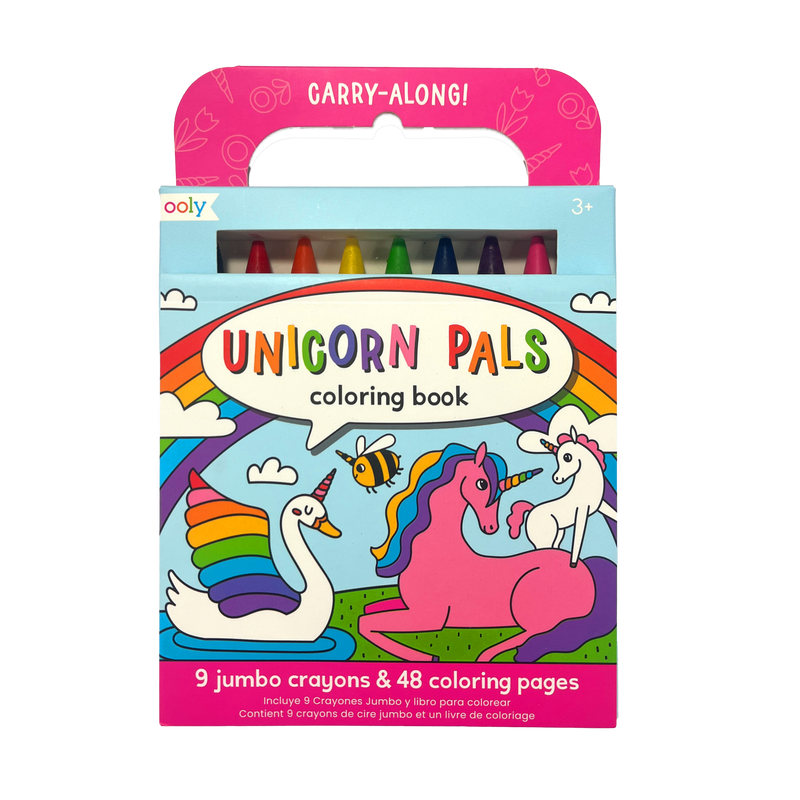 Carry Along Unicorn Pals Colouring Book
