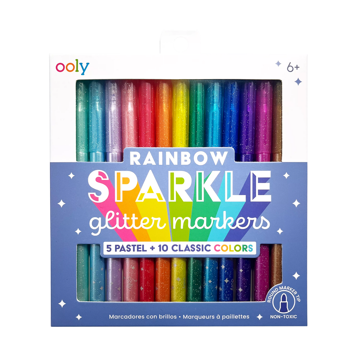 Rainbow Sparkle: Glitter Markers