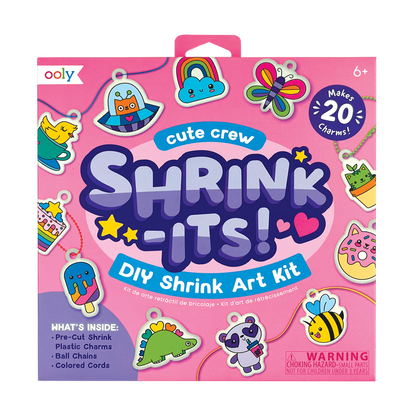 Cute Crew Shrink It - DIY Shrink Art Kit