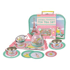 Animal Tourists Tin Tea Set In Carry Case
