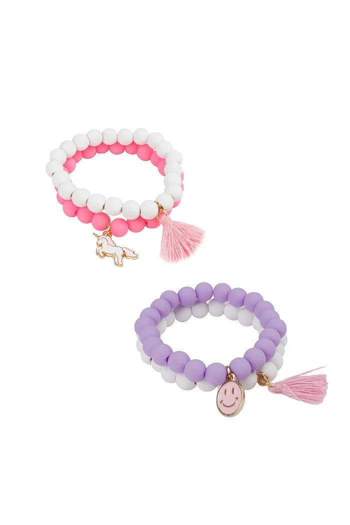 Pretty Pastel Soft Touch Bracelets, Assorted