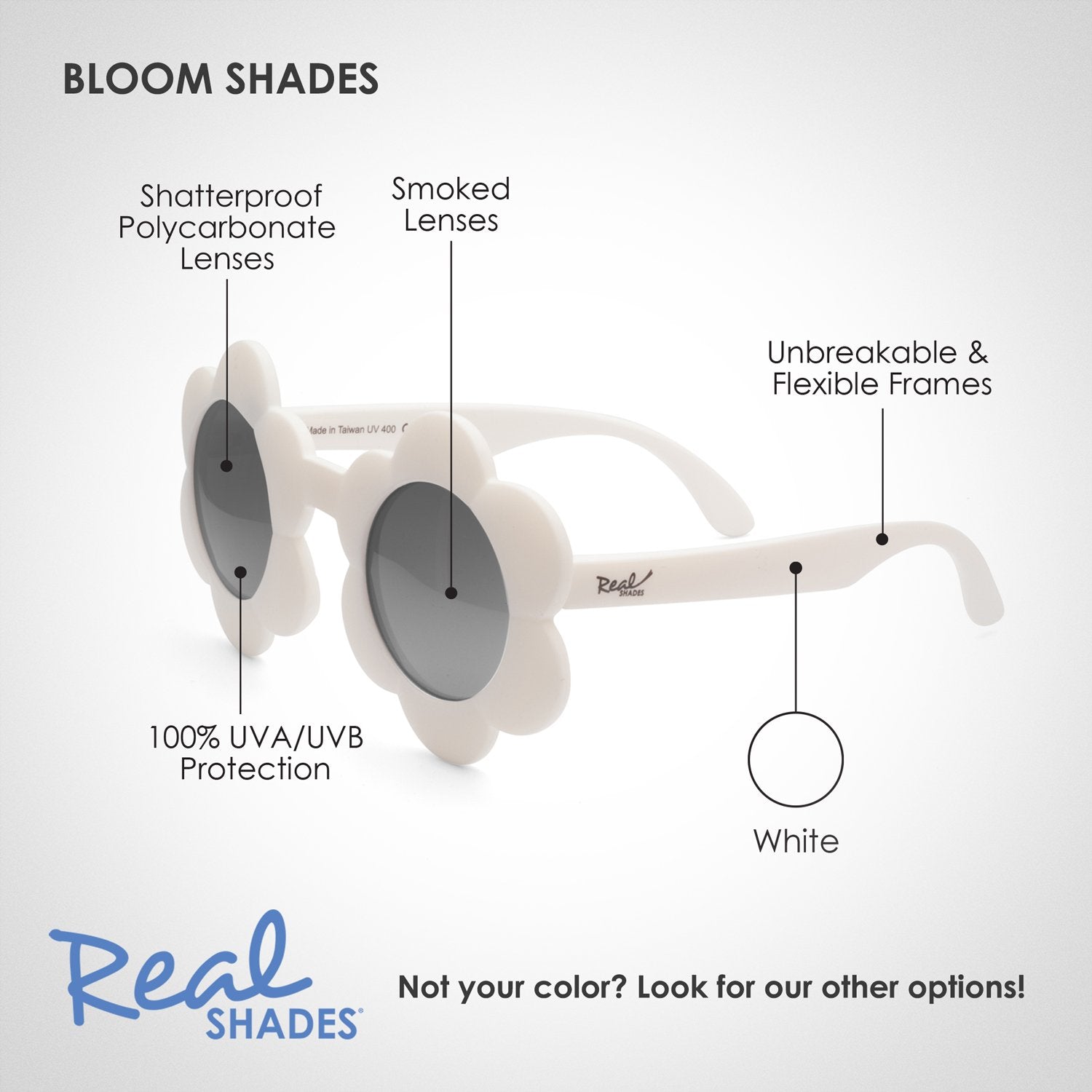 Real Shades - Bloom - White