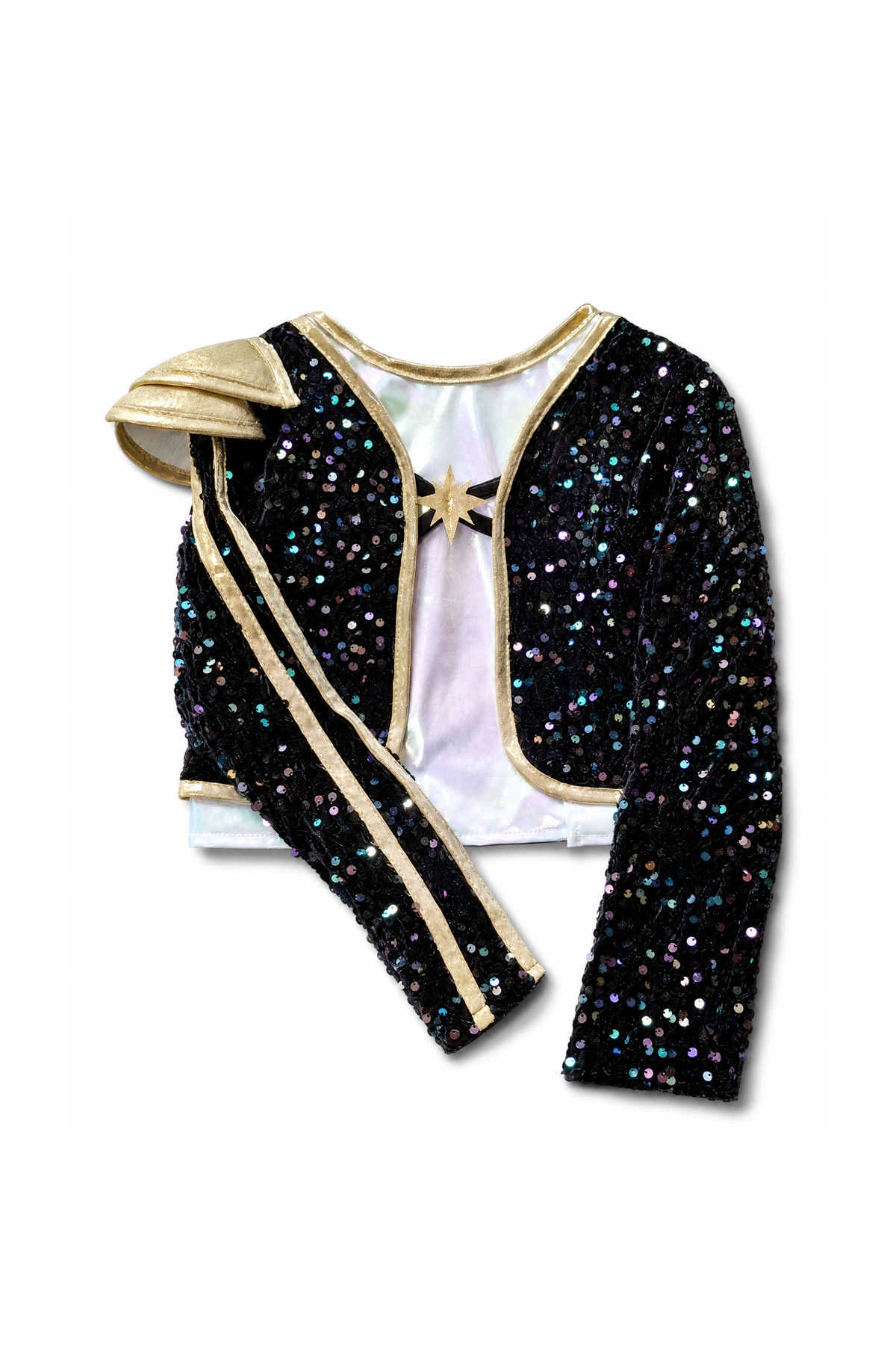 Rock Star Warrior Set with Jacket, Attached Shirt & Skirt