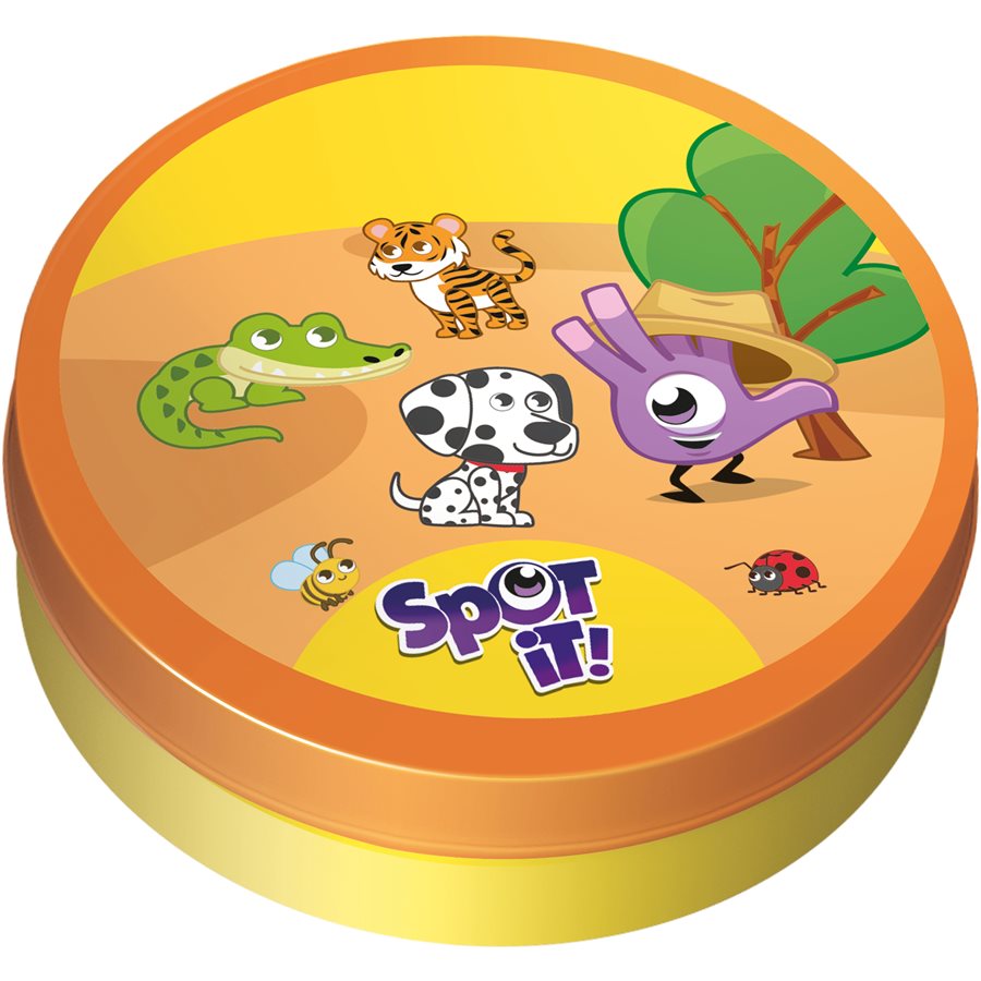 Spot It! Animals Edition – Eco Blister Pack (Multilingual) – Speed & Matching Game