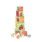 Woodland Animal Wooden Stacking Cubes (FSCÂ®)