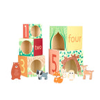 Woodland Animal Wooden Stacking Cubes (FSCÂ®)