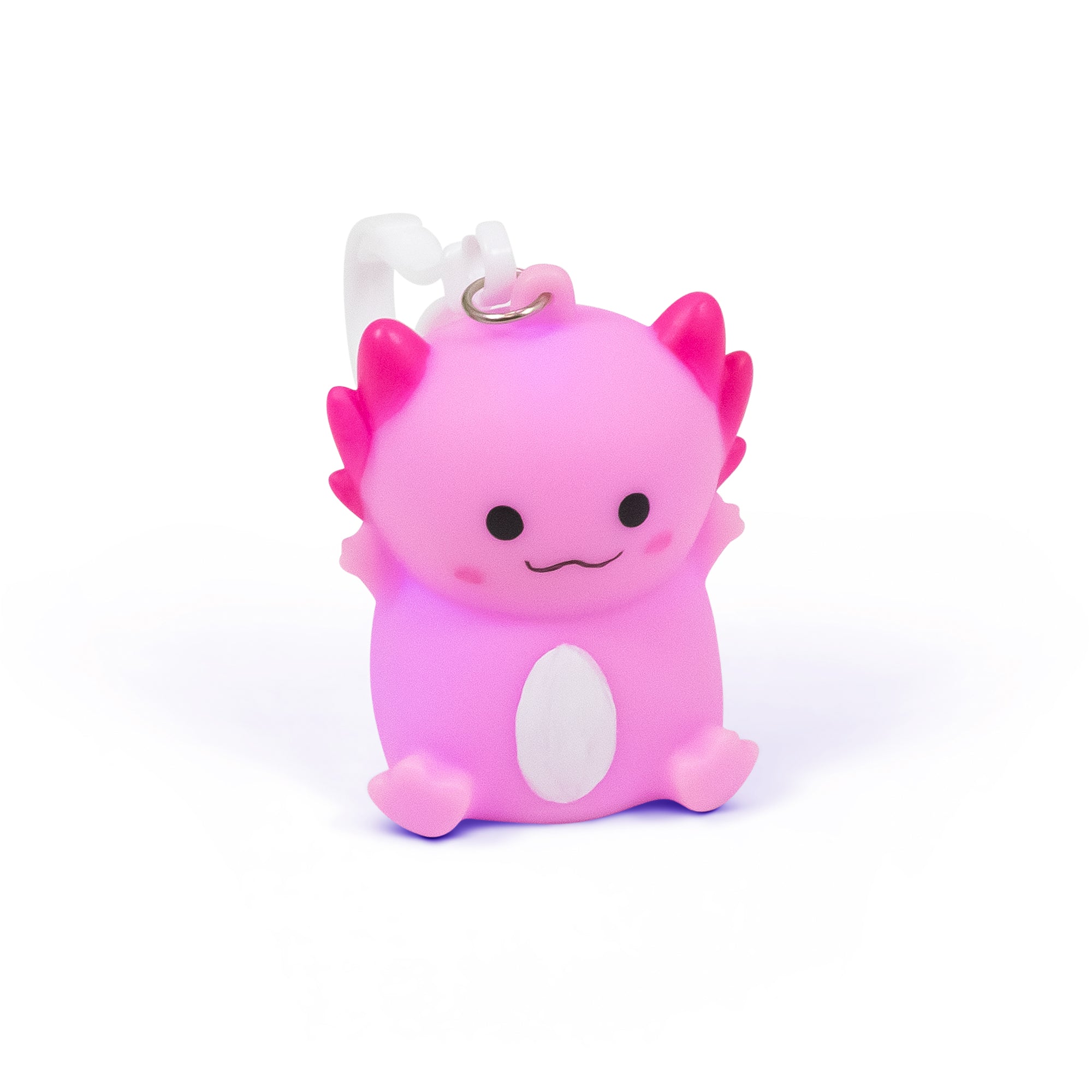 Axolotl Light Up Keychain