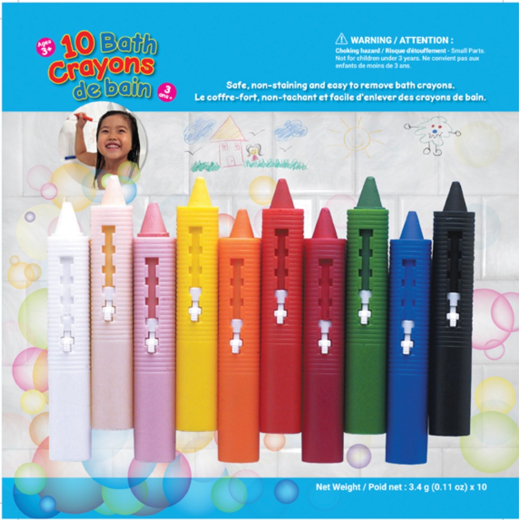 Bath Crayons 10 Pcs.