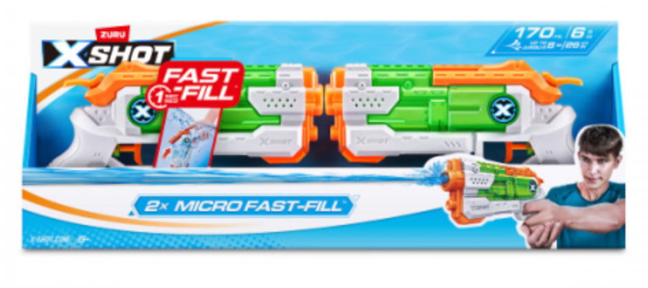 X-shot - Fast Fill Blaster - Micro 2pk