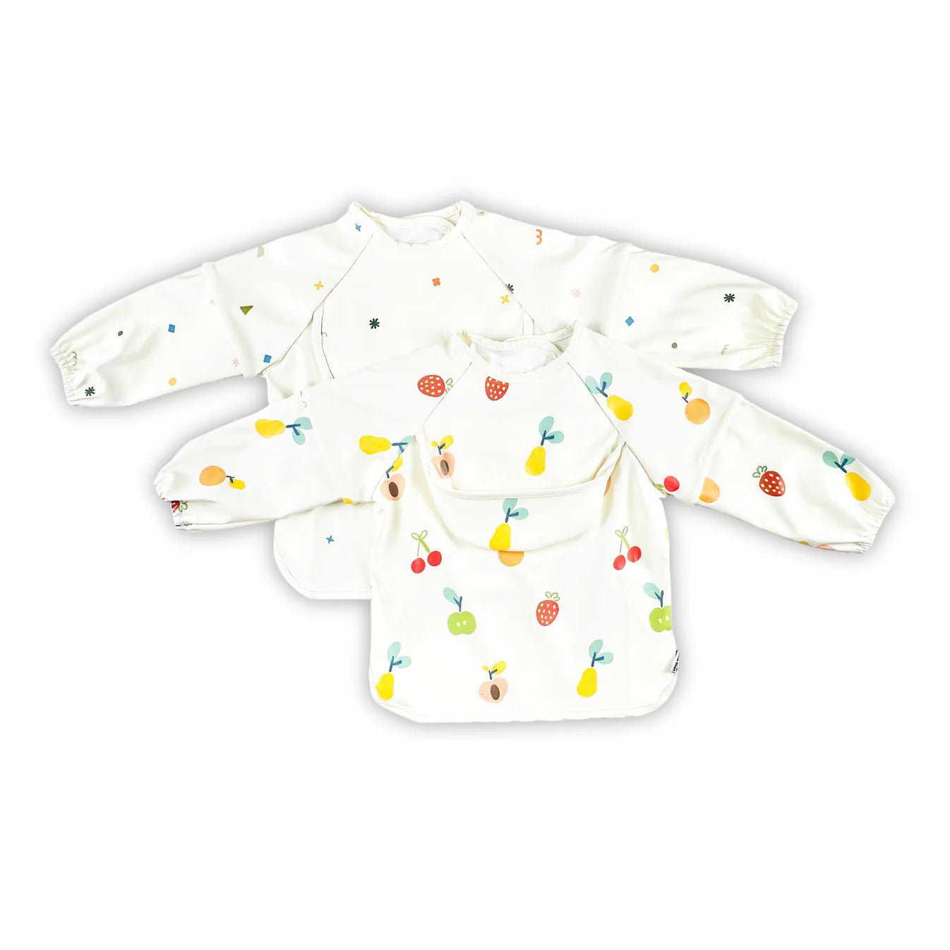 Bib with removable sleeves