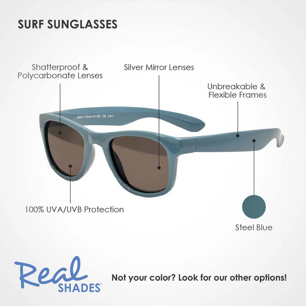 Real Shades - Surf - Steel Blue
