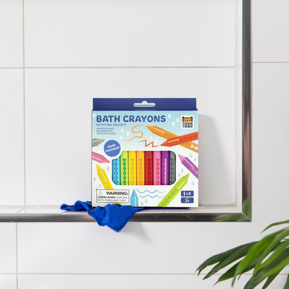Drawing with Bath Crayons