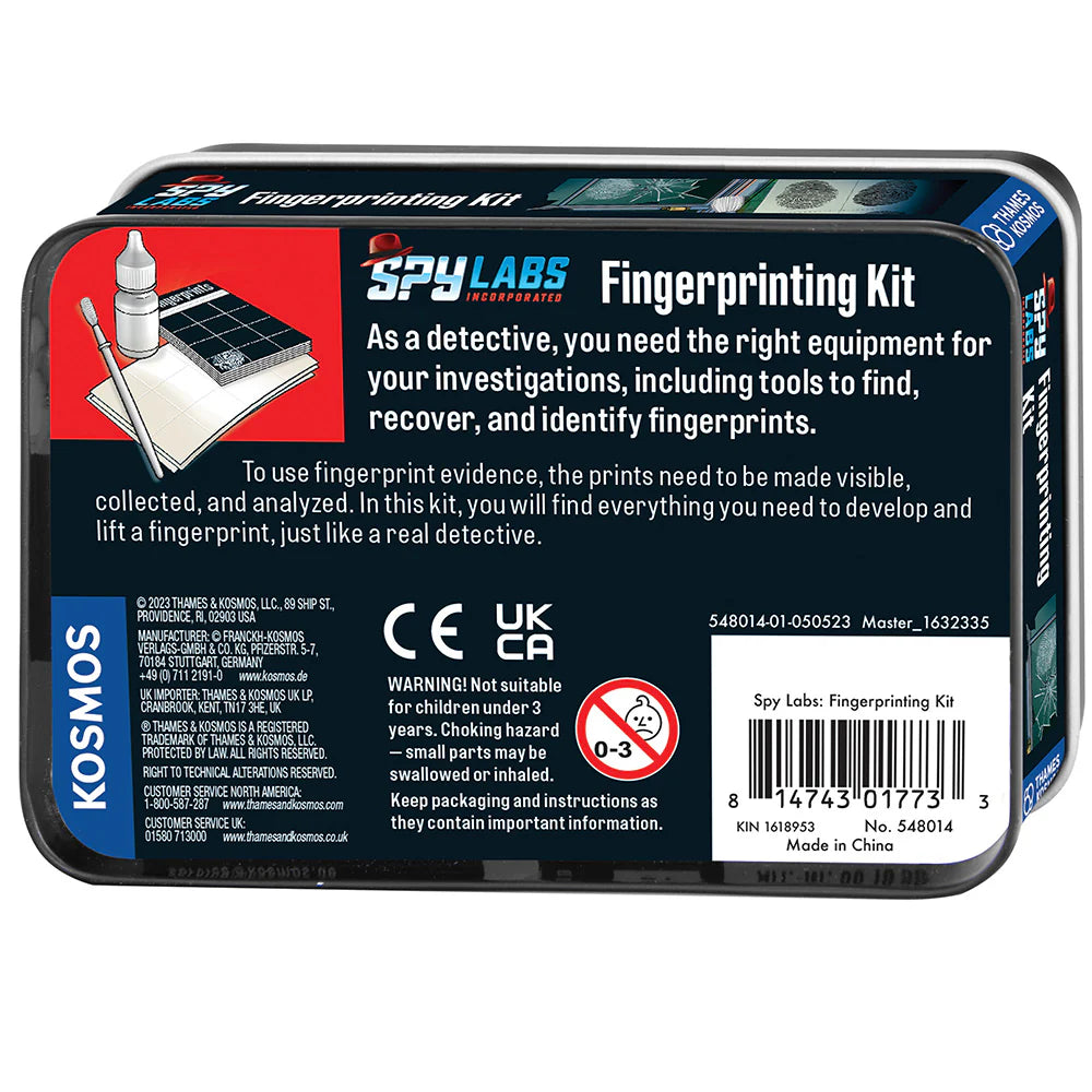 Spy Labs Tins - Fingerprinting Kit