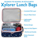 Navy Forest | Kids Lunch Bag