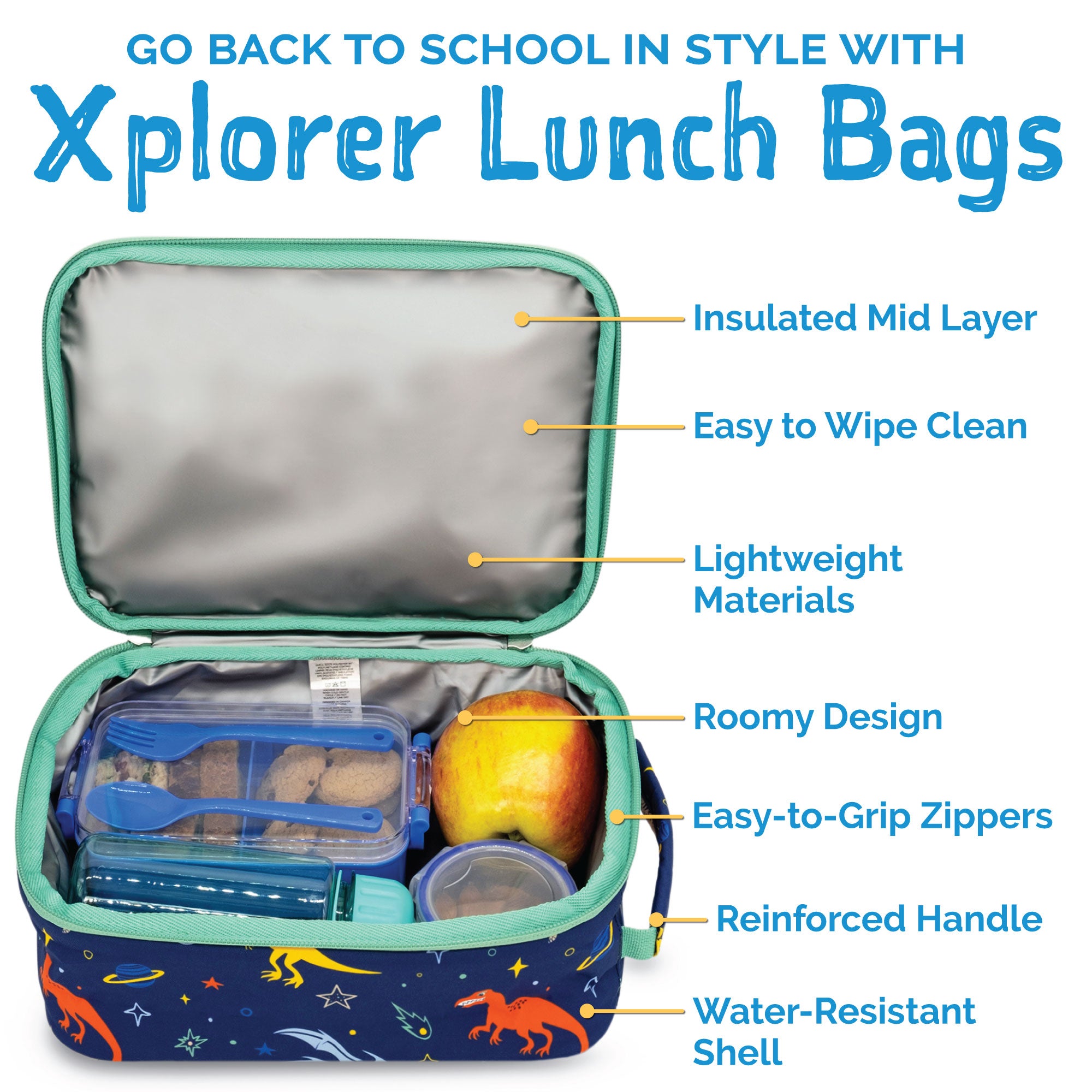 Space Dinos | Kids Lunch Bag