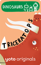 Yoto Card - Brain Bots Dinosaurs