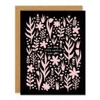 Pink Wedding Flowers - Greeting Card