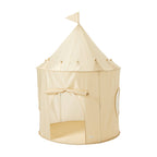 Kids Play Tent Castle with Recycled Fabric - Solid Colours