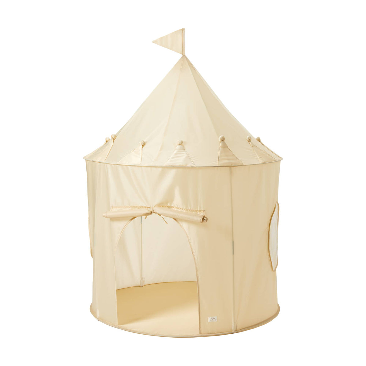 Kids Play Tent Castle with Recycled Fabric - Solid Colours