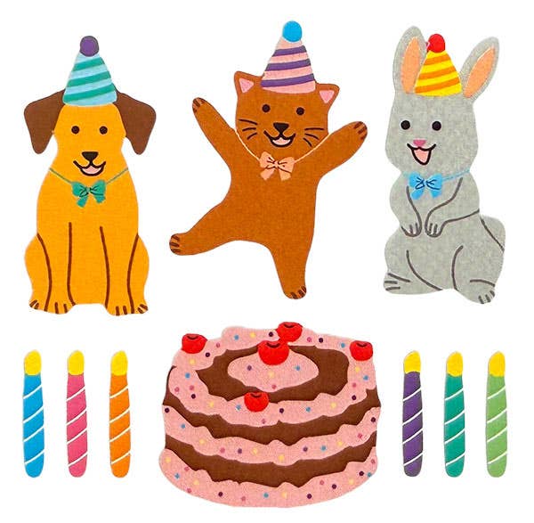 Classic Birthday Pet Sticker Sheet