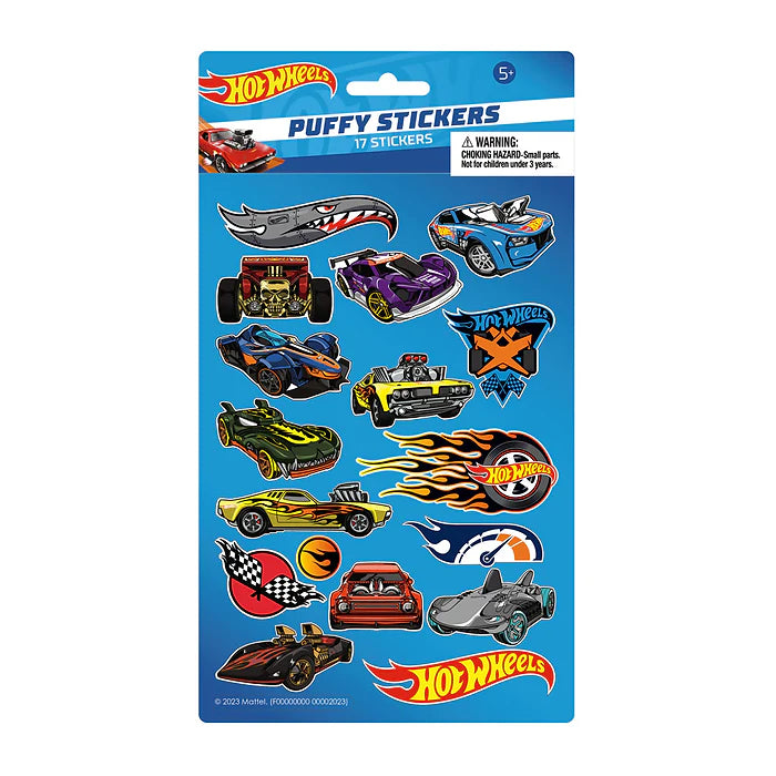 Hot Wheels - Puffy Stickers
