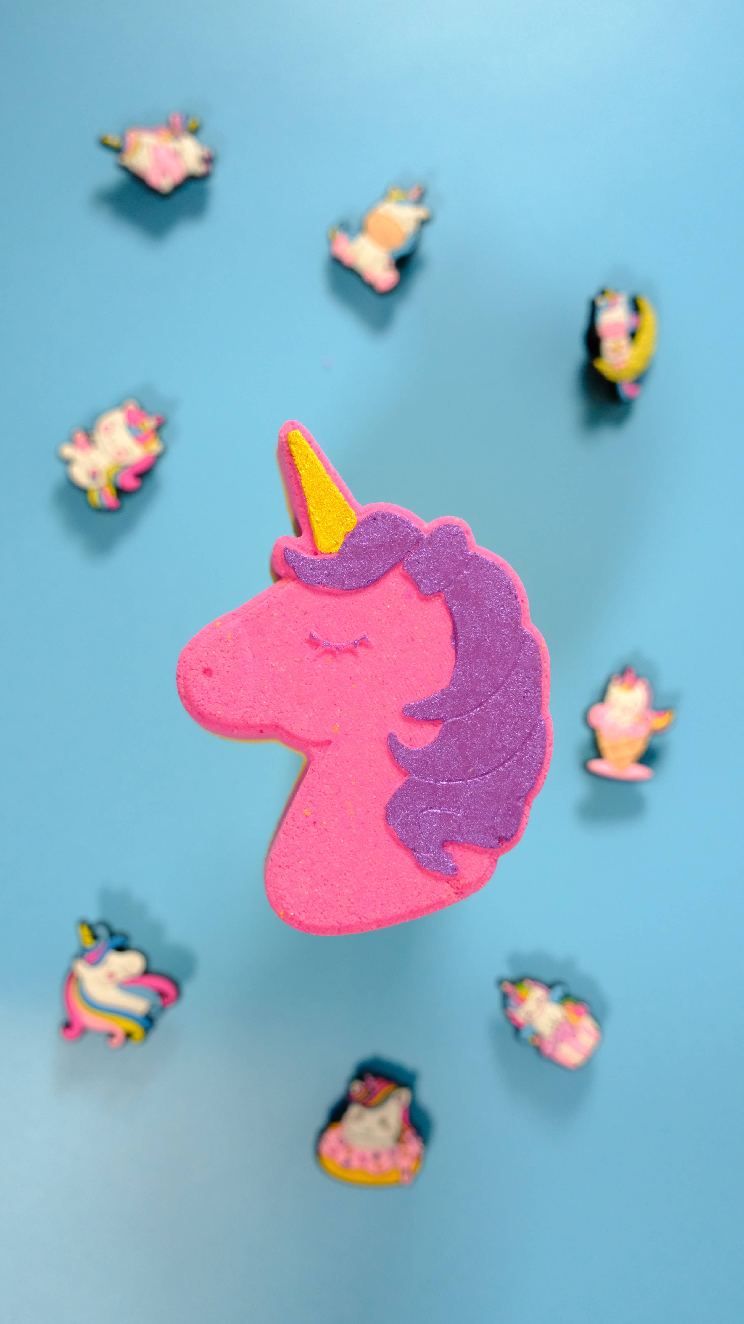 Unicorn  - Bath Bomb with Shoe Charm