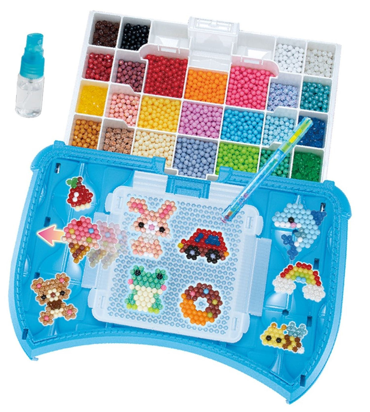 Aquabeads Beginners Craft Studio contents