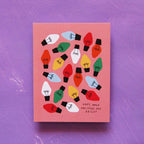 Christmas Lights - Greeting Card