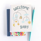 Gender-Neutral Welcome Baby Shower Card