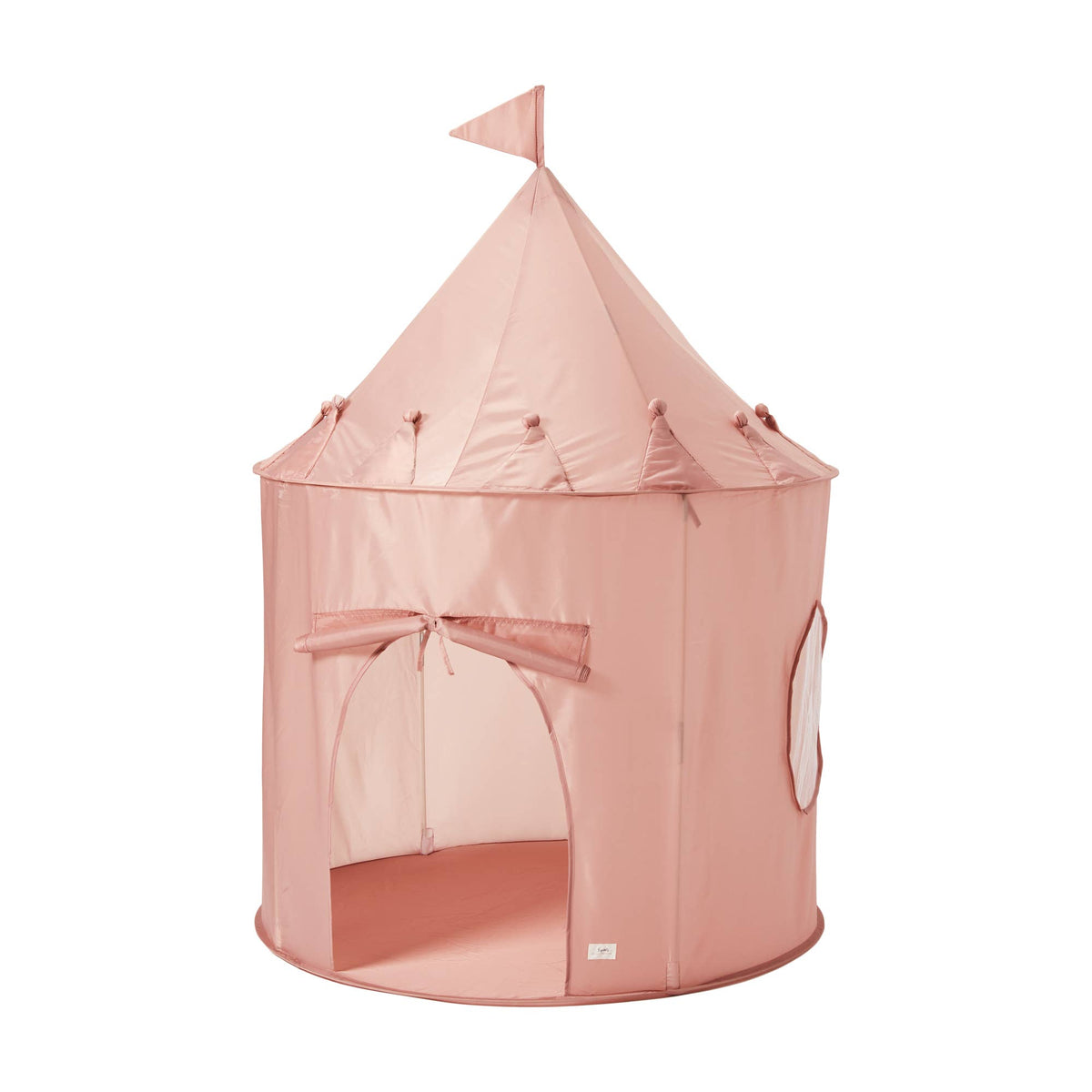 Kids Play Tent Castle with Recycled Fabric - Solid Colours